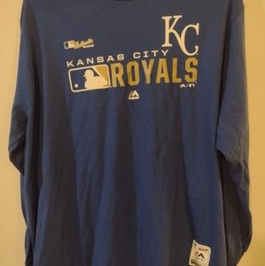 KC Royals Majestic Long Sleeve Shirt